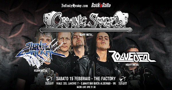 Crying Steel alThe Factory a Febbraio