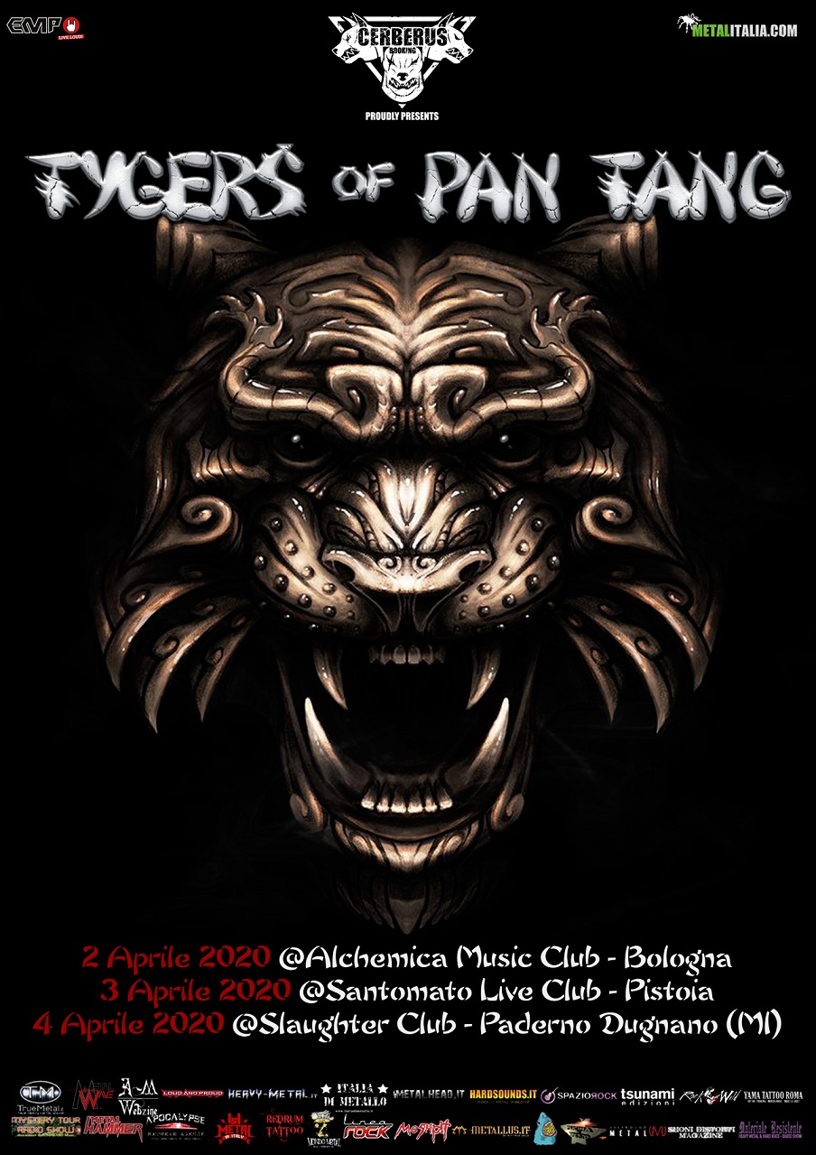 TYGERS OF PAN TANG: in Italia ad aprile per 3 date