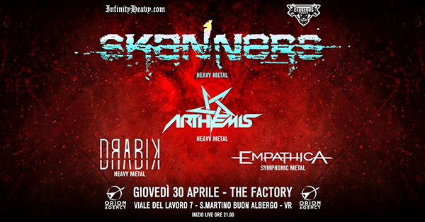 Skanners e Arthemis al The Factory