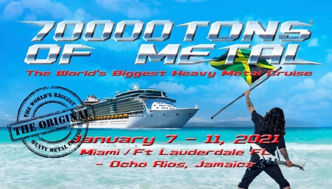 70000TONS OF METAL 2021: a Gennaio il 10° anniversario