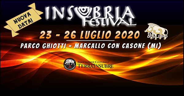 Rimandato a Luglio l’Insubria Festival 2020