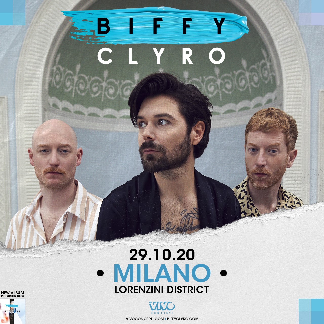 BIFFY CLYRO: unica data a Milano