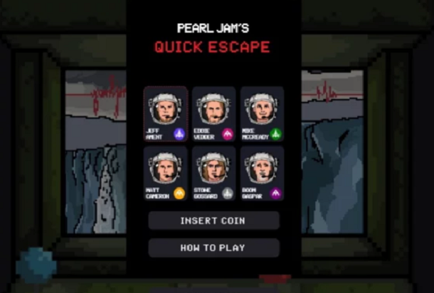 I PEARL JAM lanciano il video game ‘Quick Escape’