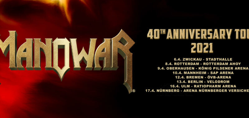 MANOWAR: “40th Anniversary Tour 2021” le prime date