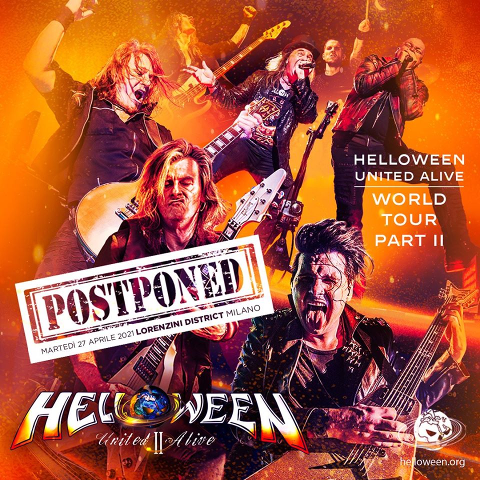 HELLOWEEN: la nuova data Italiana sarà il 27 aprile