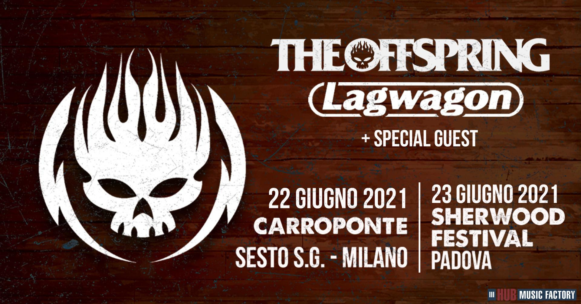THE OFFSPRING, LAGWAGON: le date italiane rinviate al 2021