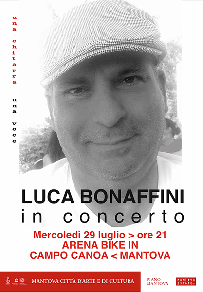 Luca Bonaffini in concerto al Bike In di Mantova