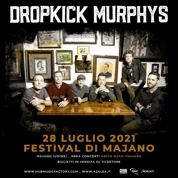 DROPKICK MURPHYS: la data al Festival di Majano salta al 2021