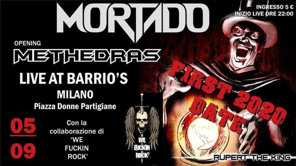MORTADO E METHEDRAS: una data al Barrio’s di Milano a settembre