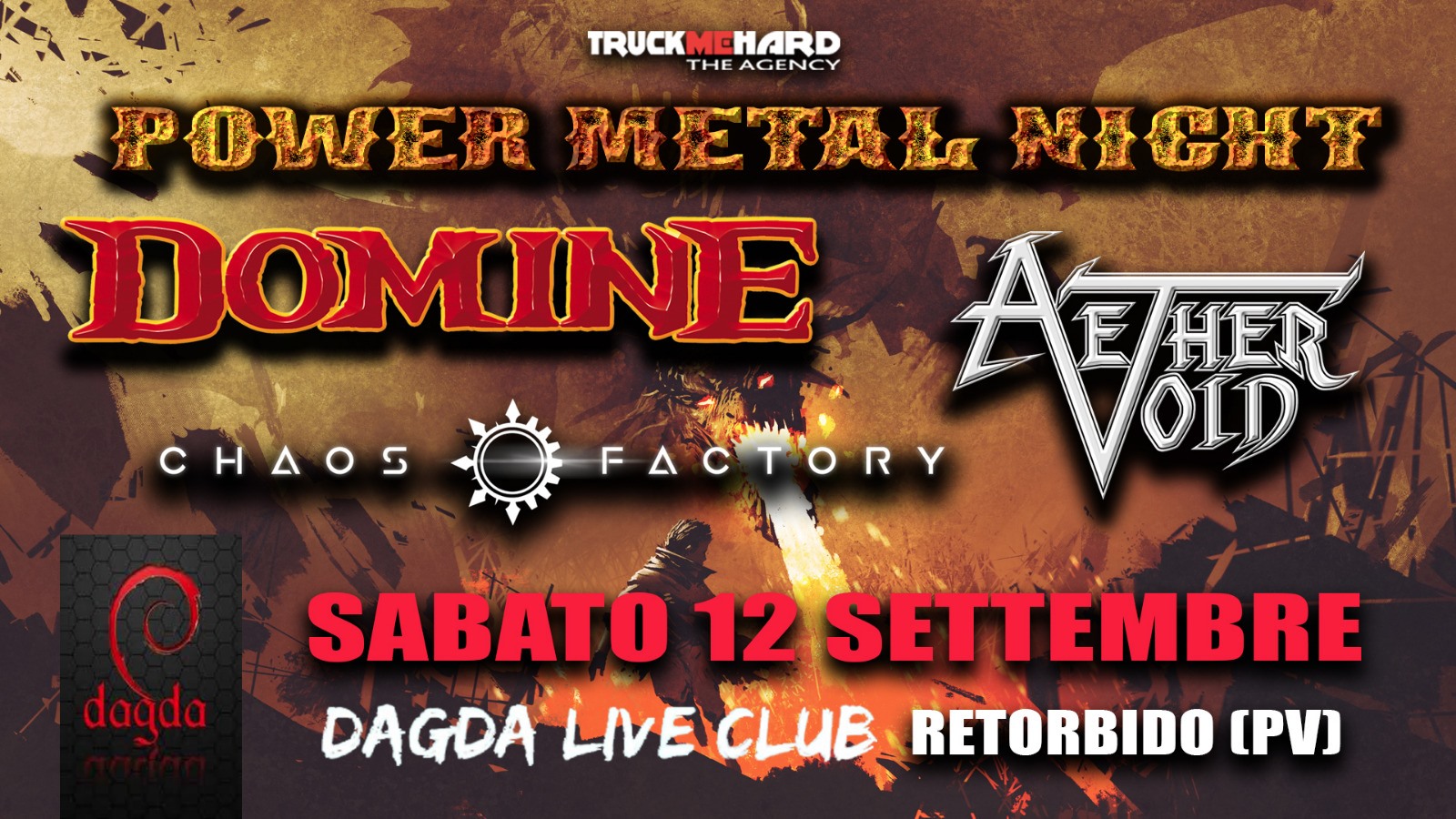 POWER METAL NIGHT: annullato l’evento al Dagda Live Club
