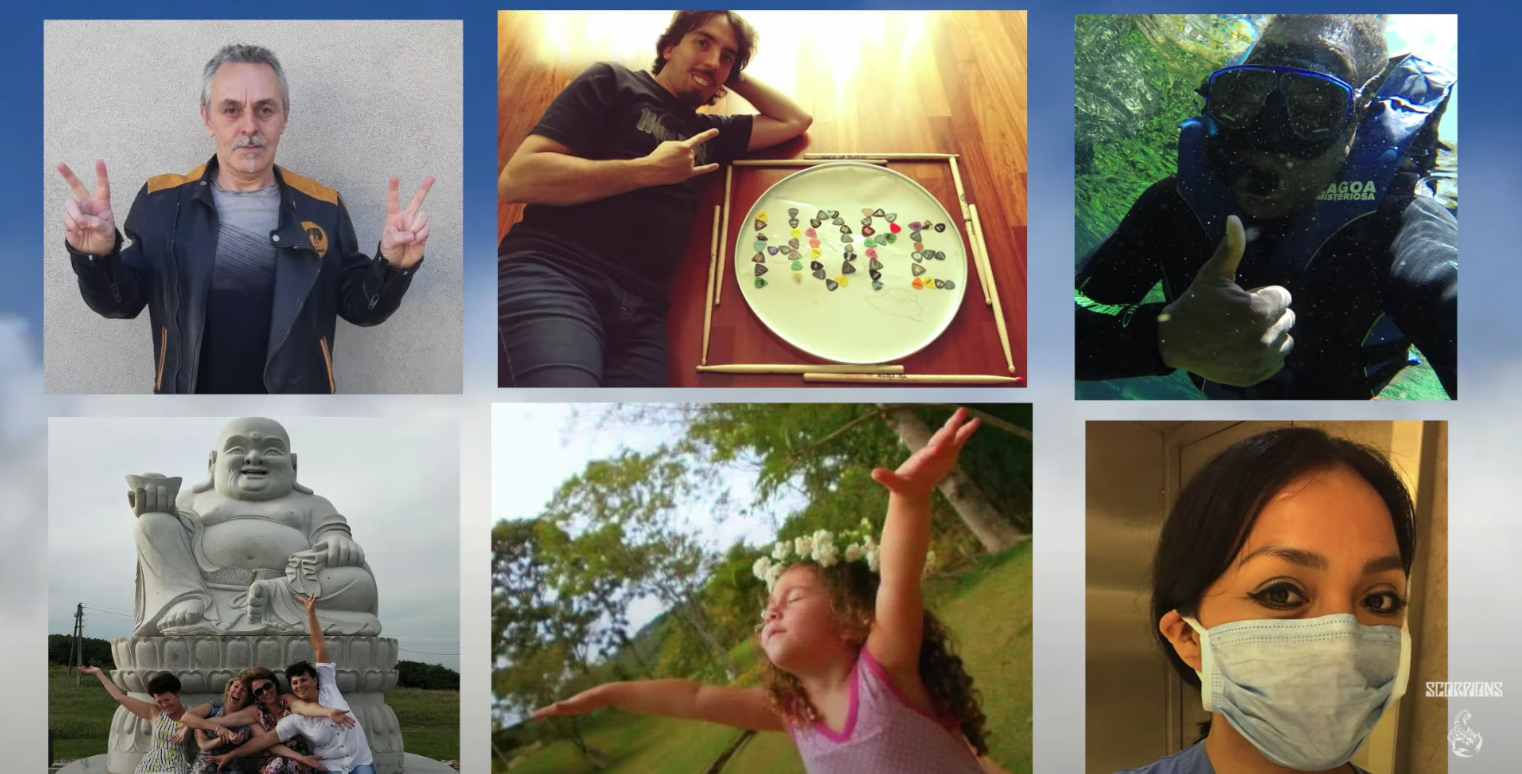 SCORPIONS: ecco il primo video-collage di “Sign of Hope”, con le foto dei fan