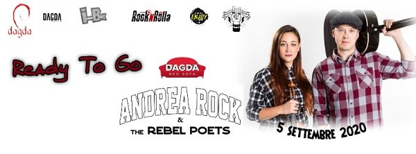 Andrea Rock di Virgin Radio al Dagda Live Club di Retorbido il 5 settembre