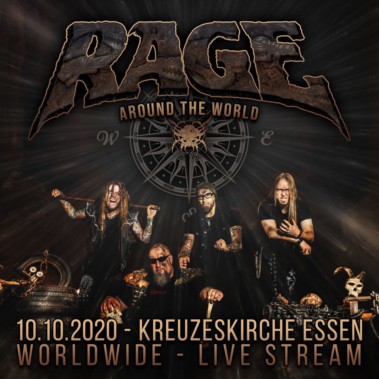 RAGE: un live in streaming a ottobre