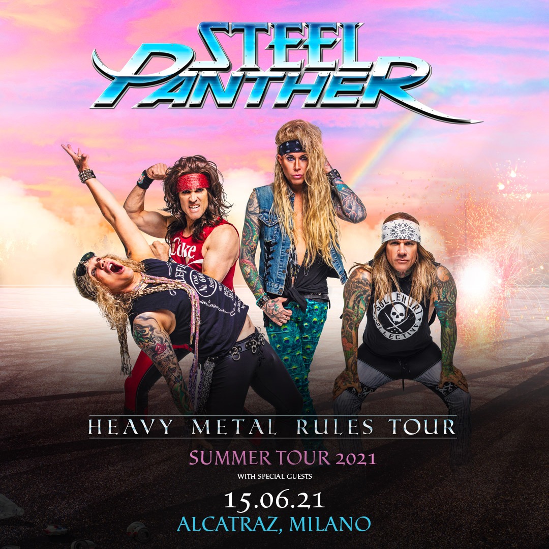 STEEL PANTHER: la nuova data di Milano nel 2021