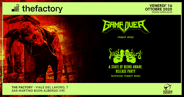 Serata Thrash al The Factory
