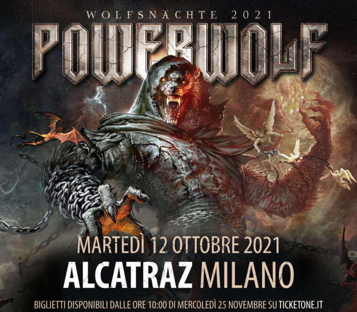 POWERWOLF: torneranno in Italia nel 2021