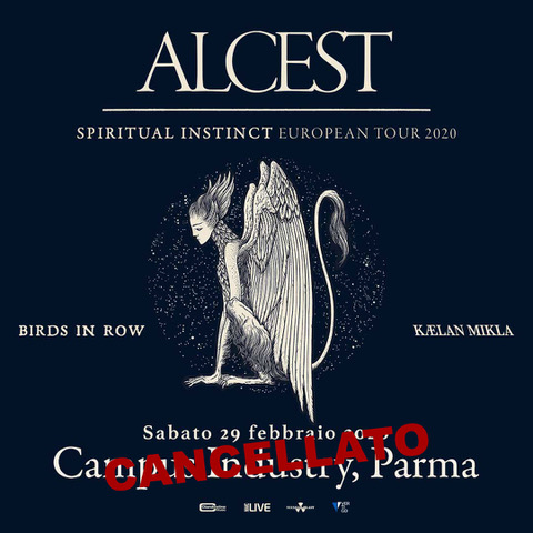 ALCEST: info sui rimborsi della data cancellata di Parma