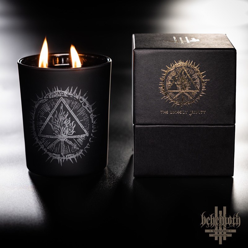 BEHEMOTH: le loro candele al profumo di cannabis, oppio e mirra
