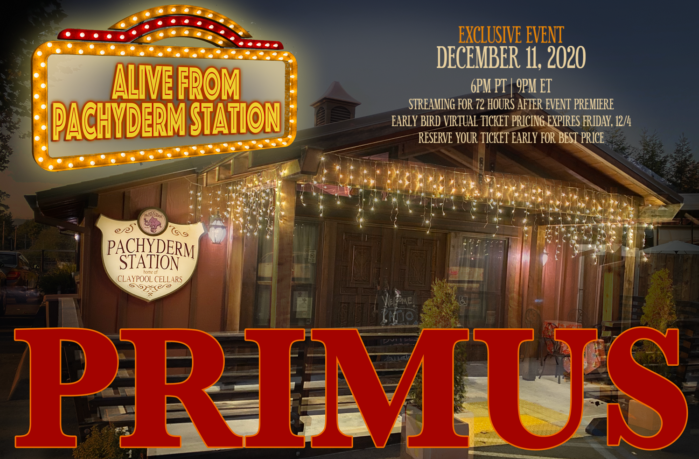 I PRIMUS terranno un concerto virtuale l’11 Dicembre, info e trailer