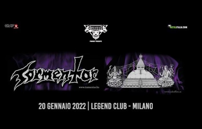 TORMENTOR e CULT OF FIRE una serata insieme al Legend Club di Milano