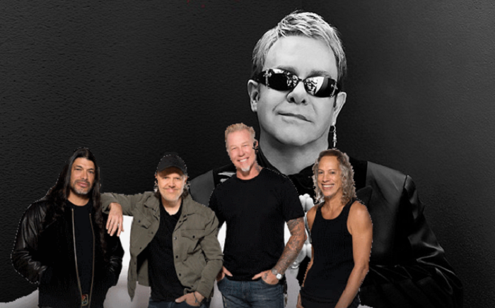 ELTON JOHN ha collaborato con i METALLICA negli ultimi mesi