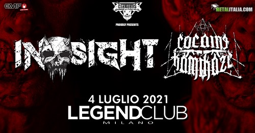 COCAINE KAMIKAZE + IN-SIGHT al Legend Club (MI): il live report