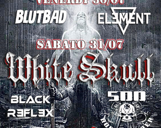 WHITE SKULL e altre band al SUPERMETALFEST IV di Montebello Vicentino