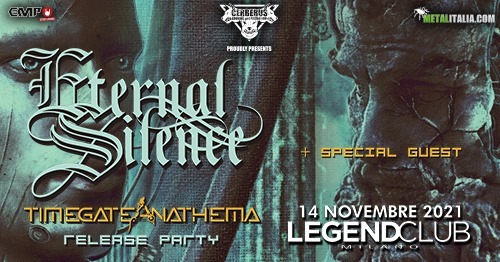 ETERNAL SILENCE: il release party del nuovo “Timegate Anathema” al Legend Club (MI)
