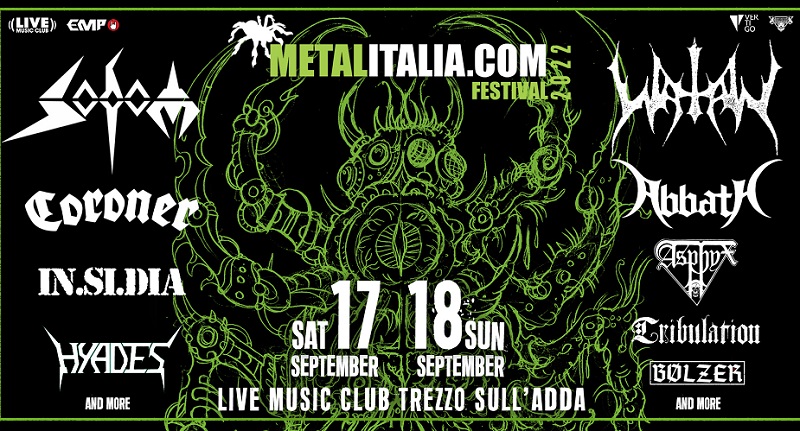 Metalitalia Festival 2022: annunciati gli orari di esibizioni e meet&greet