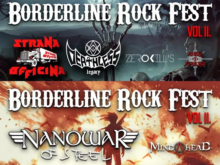 Borderline Rock Fest Vol.2 con STRANA OFFICINA, NANOWAR e altri: info ed orari delle serate