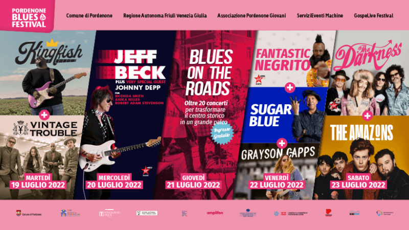 In partenza il Pordenone Blues Festival 2022: tutte le info e il programma completo